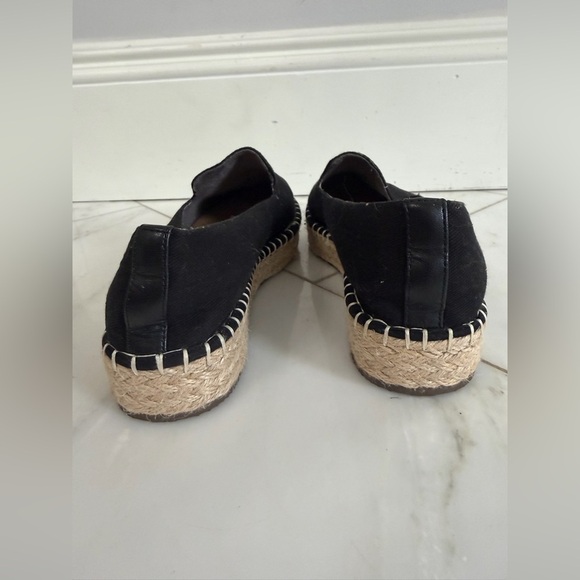 Joie Womens 7.5 Cara Black Canvas Platform Espadrille Summer Vacation Beach NWOT - Picture 5 of 9